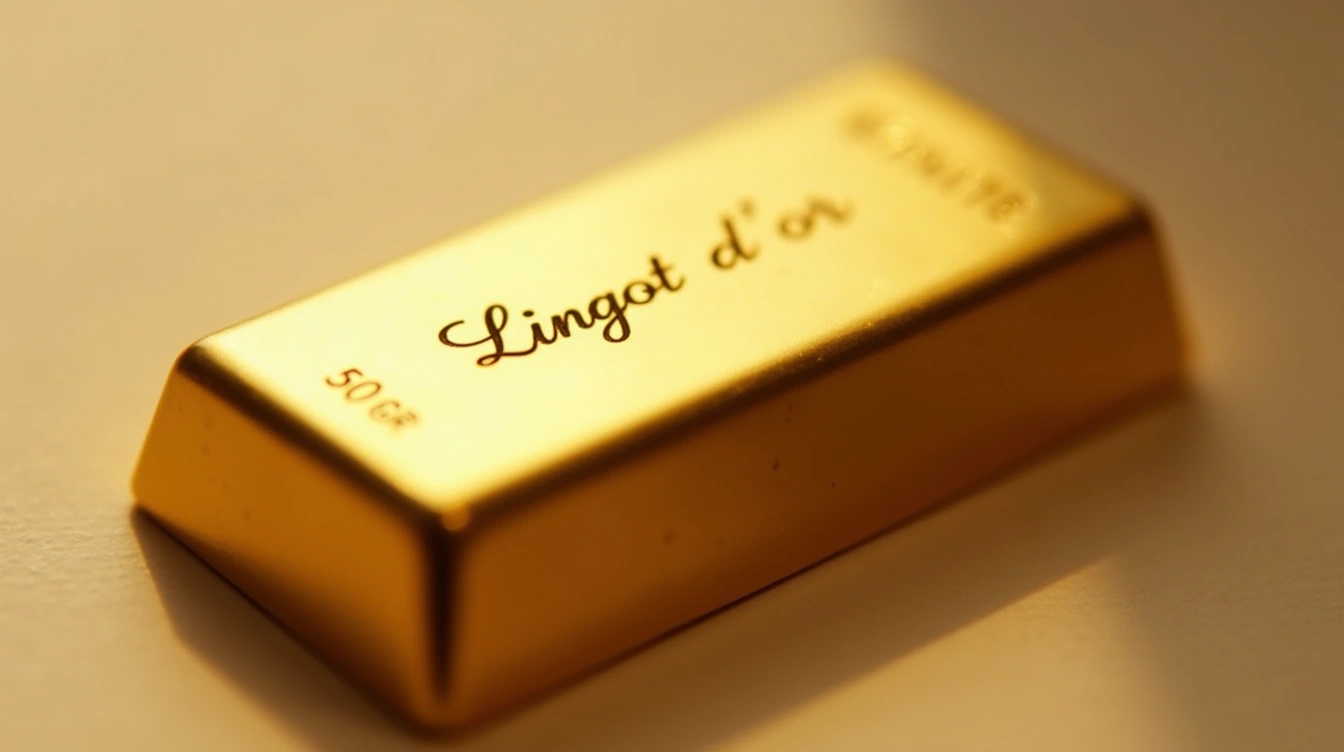 Caractéristiques essentielles du lingotin d'or 50g